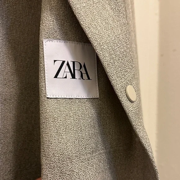 Zara Men's Heather Gray Lightweight Jacket - Picture 7 of 9